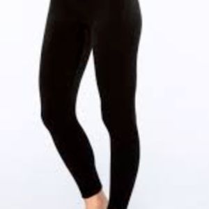 SPANX lg Velvet leggings black
